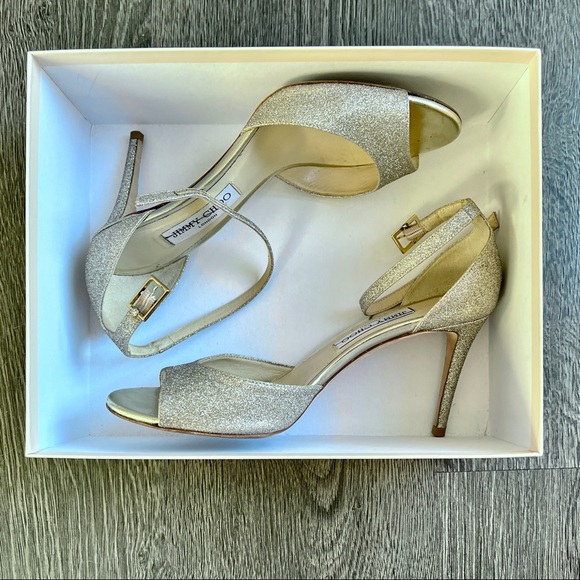 Jimmy Choo Champagne Heel Size 40 - Picture 1 of 6